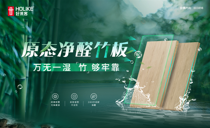 原态净醛竹板主画面