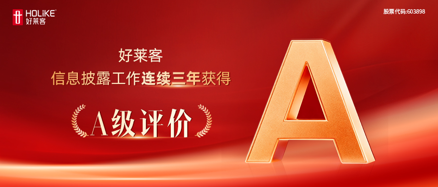 好莱客连续三年荣获上市公司信息披露A级评价